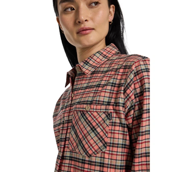 Damska Koszula Flanelowa Burton Favorite (Peach Echo Check) FW25_3 thumbnail