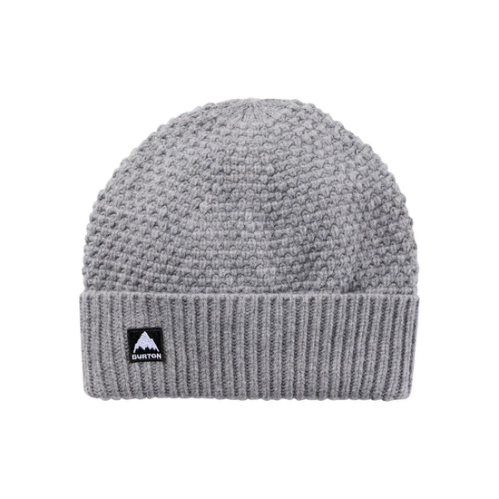 Czapka Zimowa Burton Seed Stitch (Gray Heather) FW23_1