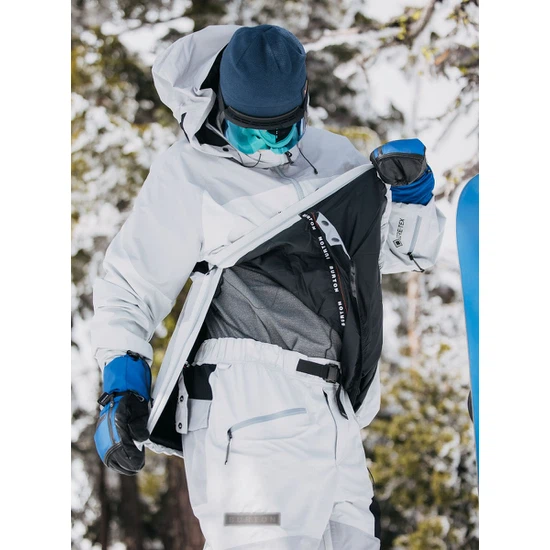 Kurtka Snowboardowa Burton GORE-TEX Carbonate Anorak (Gray Cloud/Silver Sconce) FW23_8 thumbnail
