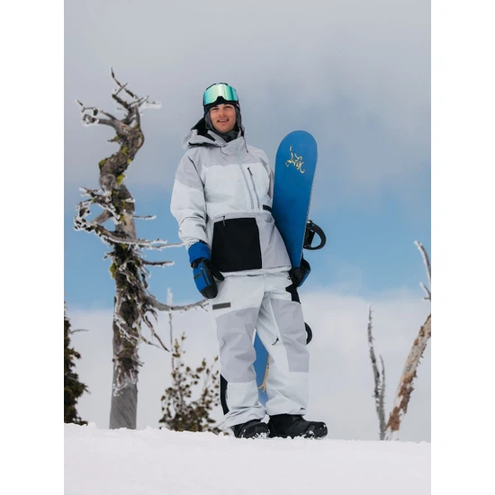 Kurtka Snowboardowa Burton GORE-TEX Carbonate Anorak (Gray Cloud/Silver Sconce) FW23_3