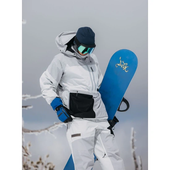 Kurtka Snowboardowa Burton GORE-TEX Carbonate Anorak (Gray Cloud/Silver Sconce) FW23_1