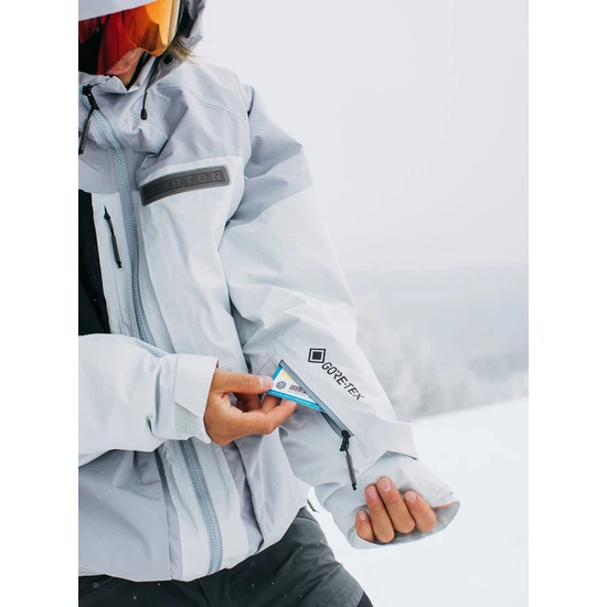 Kurtka Snowboardowa Burton GORE-TEX Carbonate Insulated (Gray Cloud/Silver Sconce) FW23_7 thumbnail