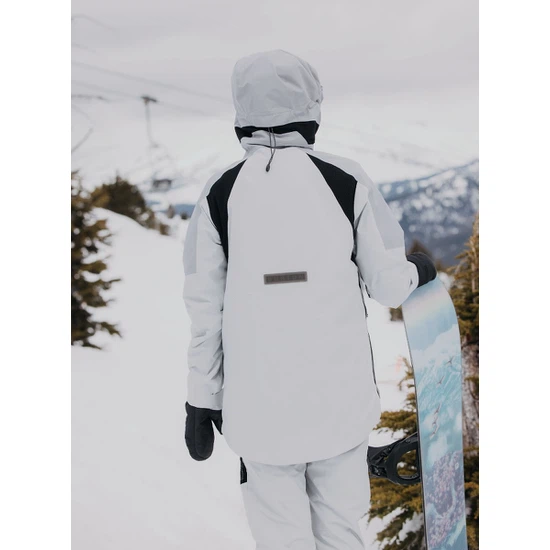 Damska Kurtka Snowboardowa Burton GORE-TEX Carbonate Anorak (Gray Cloud/Silver Sconce) FW23_2 thumbnail