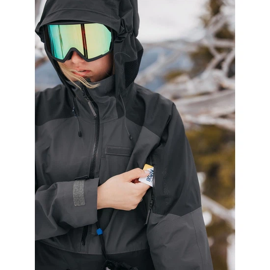 Damska Kurtka Snowboardowa Burton GORE-TEX Carbonate Anorak (Magnet/Summit Gray) FW23_4