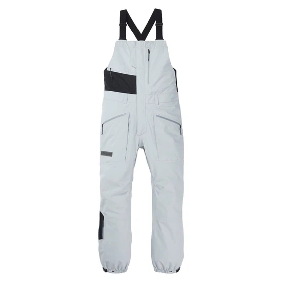 Spodnie Snowboardowe Burton GORE-TEX Carbonate Bib (Gray Cloud) FW23_1