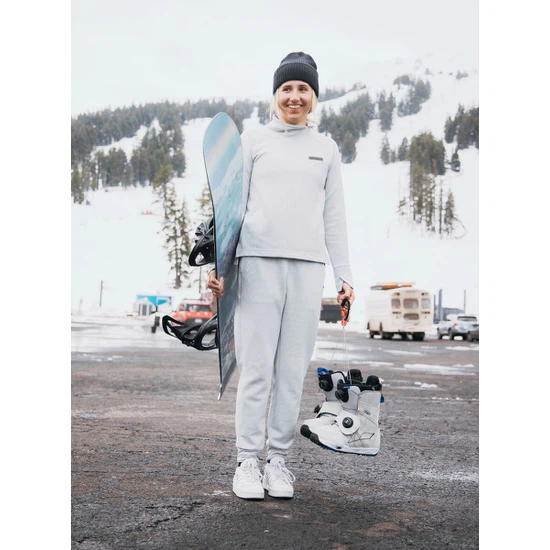 Damska Bluza Aktywna Burton Carbonate (Gray Cloud) FW23_3