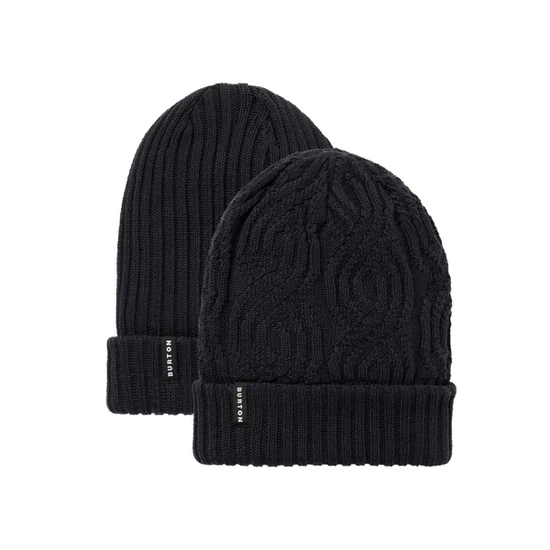 Czapka Zimowa Burton Recycled Reversible (True Black) FW24_1