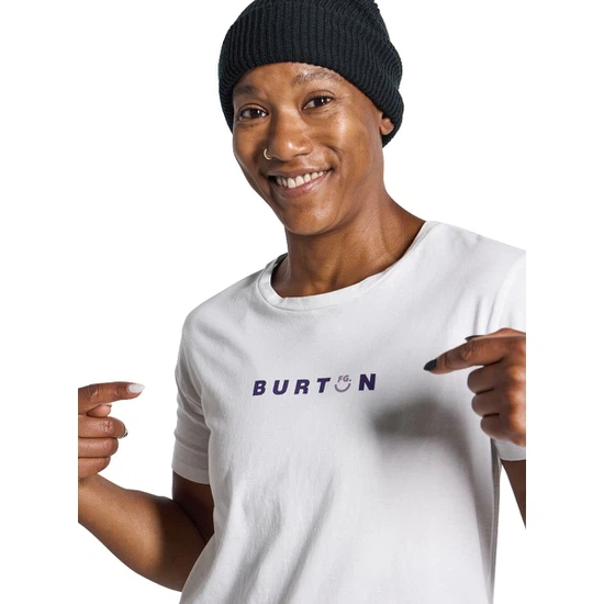 Damska Koszulka Burton Feelgood (Stout White) FW23_4