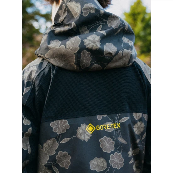 Kurtka Snowboardowa Burton MINE77 GORE-TEX TOPO 3L Anorak (Black Floralk) FW24_3 thumbnail