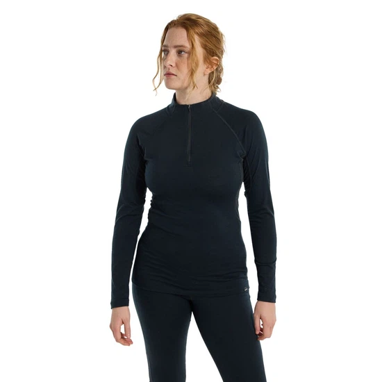 Damska Bluza Aktywna Burton Phayse Merino Quarter-Zip (True Black) FW24_1 thumbnail