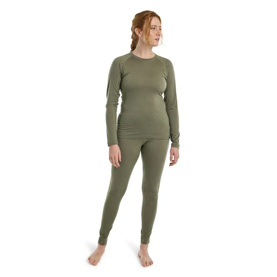 Damska Bluza Aktywna Burton Phayse Merino Crew (Forest Moss) FW24_3 thumbnail