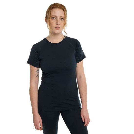 Damska Bluza Aktywna Burton Phayse Merino Tee (True Black) FW24_1