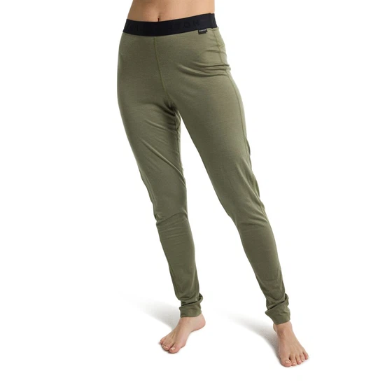 Damskie Spodnie Aktywne Burton Phayse Merino (Forest Moss) FW24_1