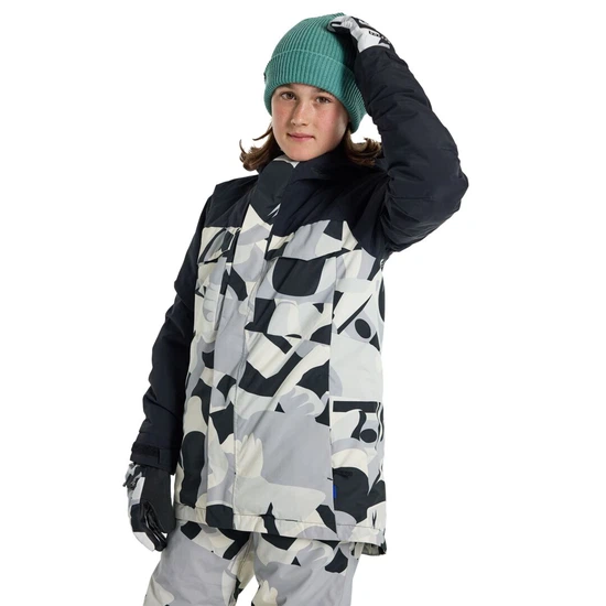 Chłopięca Kurtka Snowboardowa Burton Covert 2.0 2L (True Black/True Black Cosmoblock) FW24_1