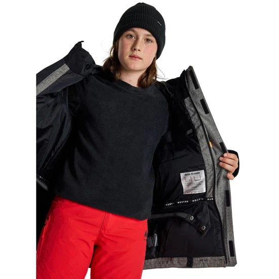 Chłopięca Kurtka Snowboardowa Burton Covert 2.0 2L (True Black/Bog Heather) FW24_5