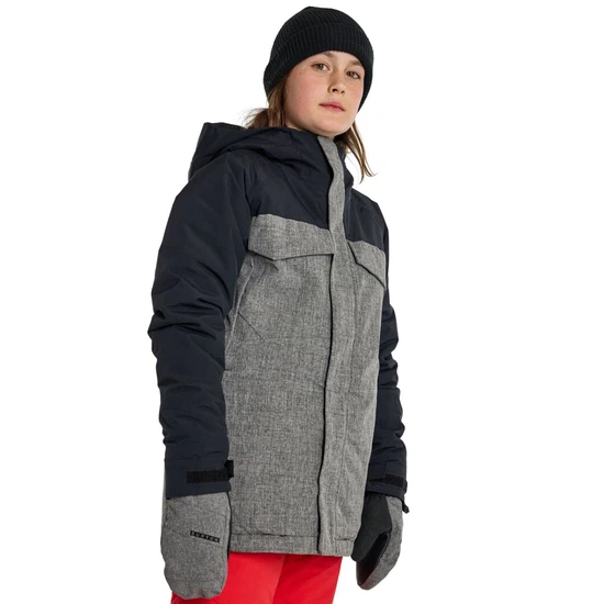Chłopięca Kurtka Snowboardowa Burton Covert 2.0 2L (True Black/Bog Heather) FW24_1 thumbnail