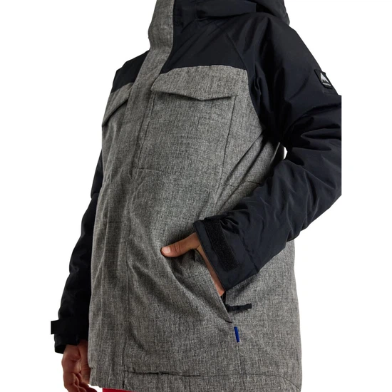 Chłopięca Kurtka Snowboardowa Burton Covert 2.0 2L (True Black/Bog Heather) FW24_7 thumbnail