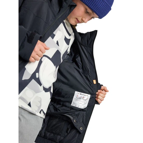 Dziecięca Kurtka Snowboardowa Burton Lodgepole (True Black) FW24_8