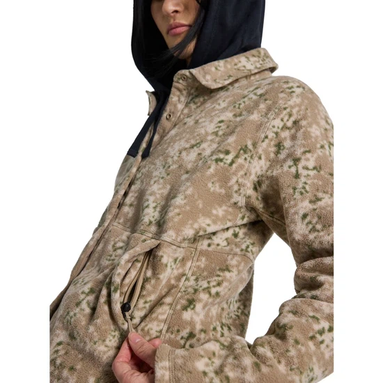 Damska Bluza Aktywna Burton Cinder Snap-Up (Snowfall Camo) FW25_3 thumbnail