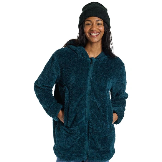 Damska Bluza Burton Minxy High Loft FZ (Deep Emerald) FW25_1