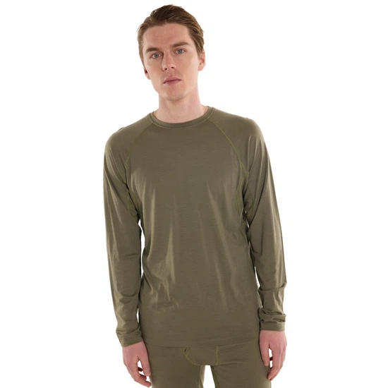 Bluza Aktywna Burton Phayse Merino Crew (Forest Moss) FW24_1 thumbnail