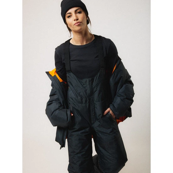 Spodnie Snowboardowe Burton MINE77 x Run DMC GORE-TEX Puffer Bib (Black Distressed Print) FW24_2 thumbnail