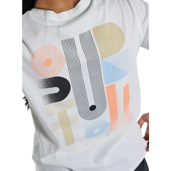 Damska Koszulka Burton Fish 3D 24 (Stout White) FW24_4 thumbnail