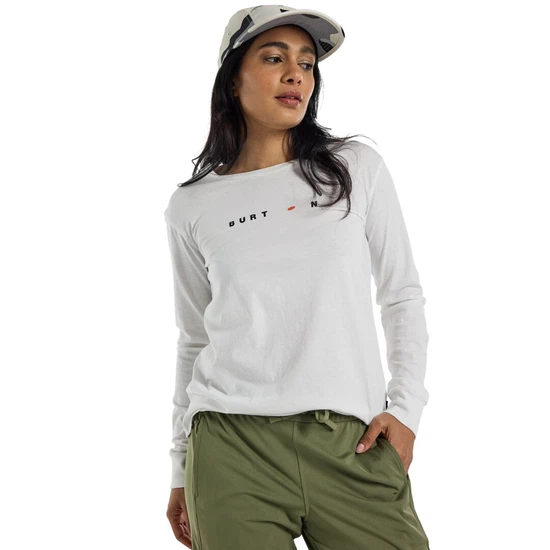 Damski Longsleeve Burton Storyboard 24 (Stout White) FW24_1