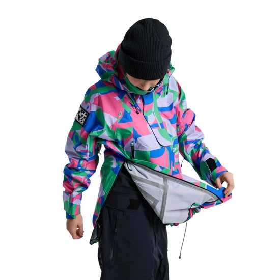 Kurtka Snowboardowa Burton Daybeacon 3L Anorak (Multi Cosmoblock) FW24_10 thumbnail
