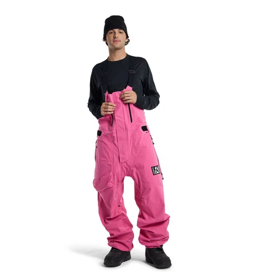Spodnie Snowboardowe Burton Daybeacon 3L Bib (Fuchsia Fusion) FW24_1 thumbnail