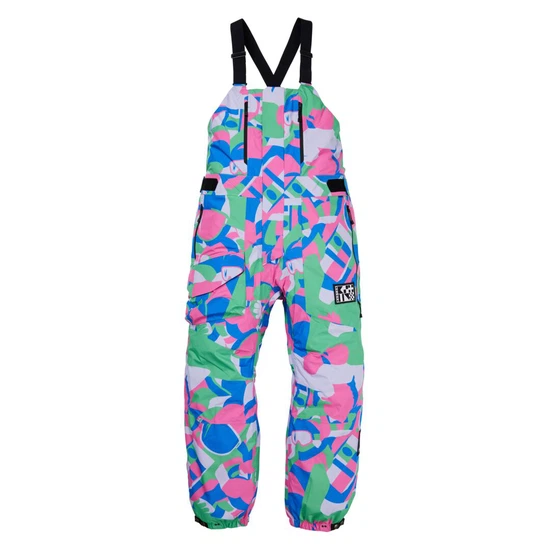 Spodnie Snowboardowe Burton Daybeacon 3L Bib (Multi Cosmoblock) FW24_9