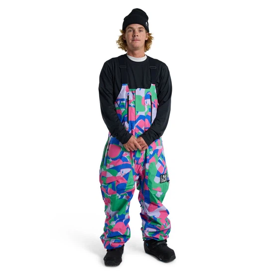 Spodnie Snowboardowe Burton Daybeacon 3L Bib (Multi Cosmoblock) FW24_1 thumbnail