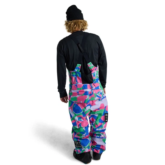 Spodnie Snowboardowe Burton Daybeacon 3L Bib (Multi Cosmoblock) FW24_3