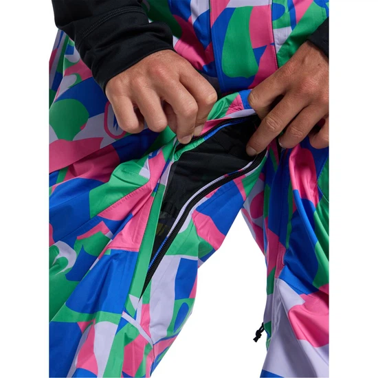 Spodnie Snowboardowe Burton Daybeacon 3L Bib (Multi Cosmoblock) FW24_8 thumbnail