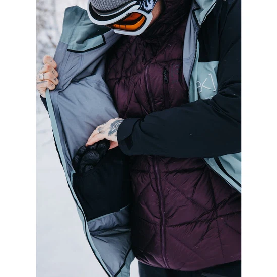 Kurtka Snowboardowa Burton AK Tuvak GORE-TEX C-KNIT 3L (Petrol Green/True Black) FW25_7 thumbnail