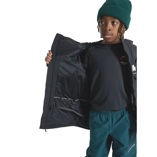 Dziecięca Kurtka Snowboardowa Burton Hillslope (True Black) FW26_7 thumbnail