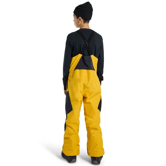 Dziecięce Spodnie Snowboardowe Burton GORE-TEX Powline Bib (Goldenrod/True Black) FW25_4 thumbnail