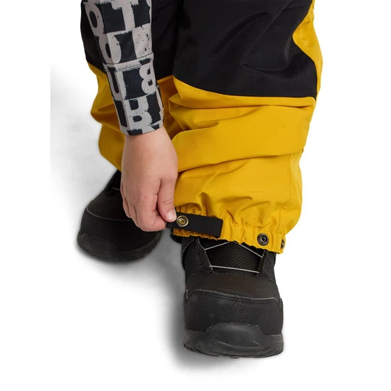 Dziecięce Spodnie Snowboardowe Burton GORE-TEX Powline Bib (Goldenrod/True Black) FW25_8 thumbnail