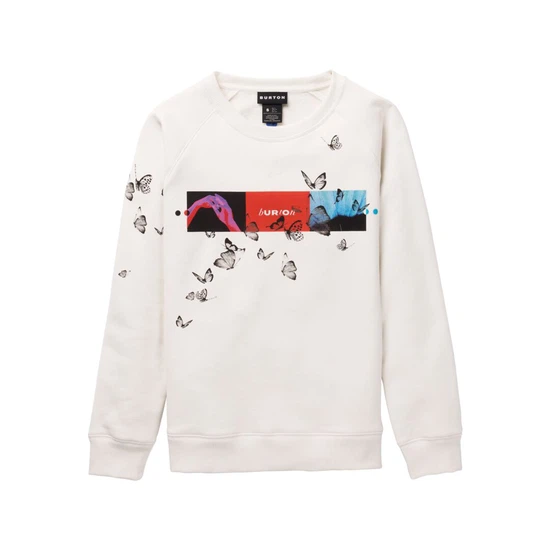 Damska Bluza Burton Talent Scout Crew (Stout White) FW25_5