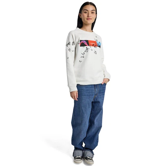 Damska Bluza Burton Talent Scout Crew (Stout White) FW25_3 thumbnail