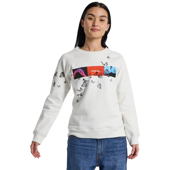 Damska Bluza Burton Talent Scout Crew (Stout White) FW25_1