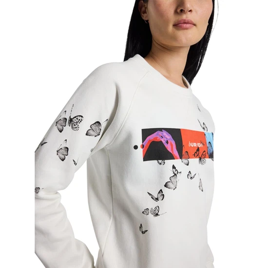 Damska Bluza Burton Talent Scout Crew (Stout White) FW25_4 thumbnail