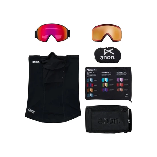 Gogle Anon M4S Toric MFI (Black / Perceive Sunny Red) FW26_6 thumbnail