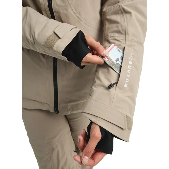 Damska Kurtka Snowboardowa Burton AK GORE-TEX 2L Embark (Summit Taupe) FW26_5