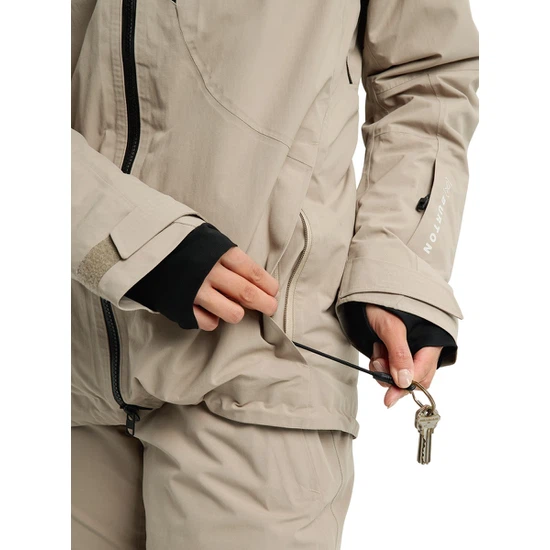 Damska Kurtka Snowboardowa Burton AK GORE-TEX 2L Embark (Summit Taupe) FW26_4 thumbnail