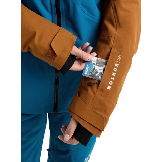 Damska Kurtka Snowboardowa Burton AK GORE-TEX 2L Embark (Blue Teal/Chestnut Brown) FW26_5
