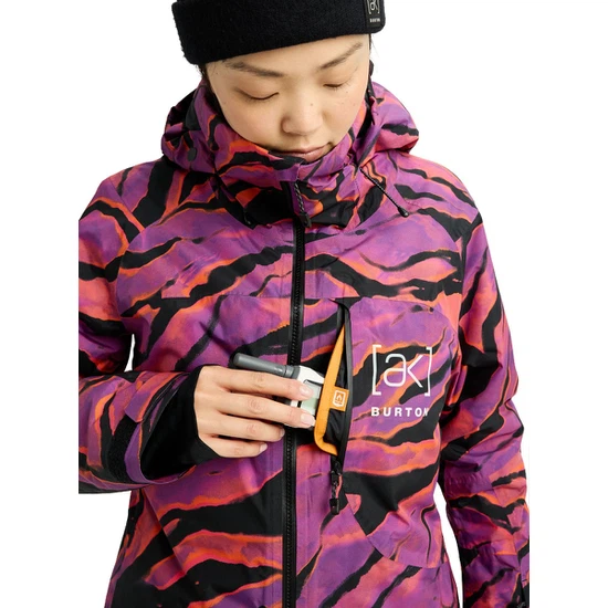 Damska Kurtka Snowboardowa Burton AK GORE-TEX 2L Embark (Slash Multi) FW26_4