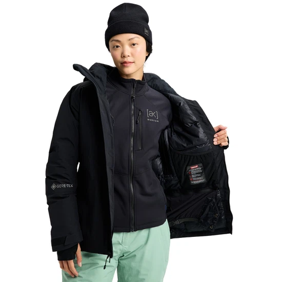 Damska Kurtka Snowboardowa Burton AK GORE-TEX 2L Flare Down (True Black) FW26_7