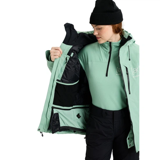 Damska Kurtka Snowboardowa Burton AK GORE-TEX 2L Flare Down (Soft Sage) FW26_7 thumbnail