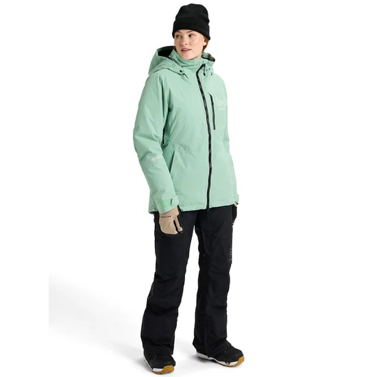 Damska Kurtka Snowboardowa Burton AK GORE-TEX 2L Flare Down (Soft Sage) FW26_3